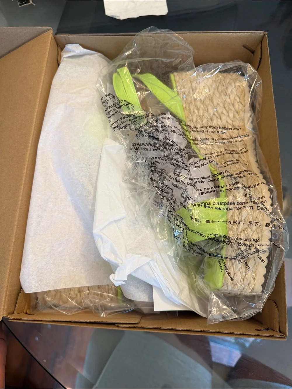 Shoe Dazzle Lime Green Espadrille Wedge Sandals